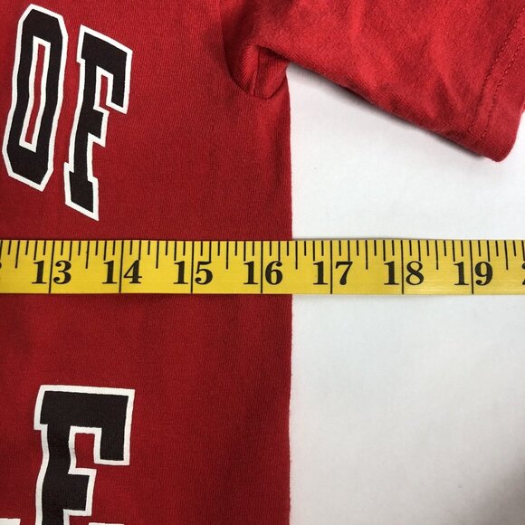 University of Louisville Champion‎ Red Logo SS T-shirt Sz Small - Picture 4 of 6